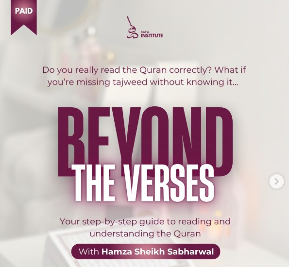 Beyond the Verses